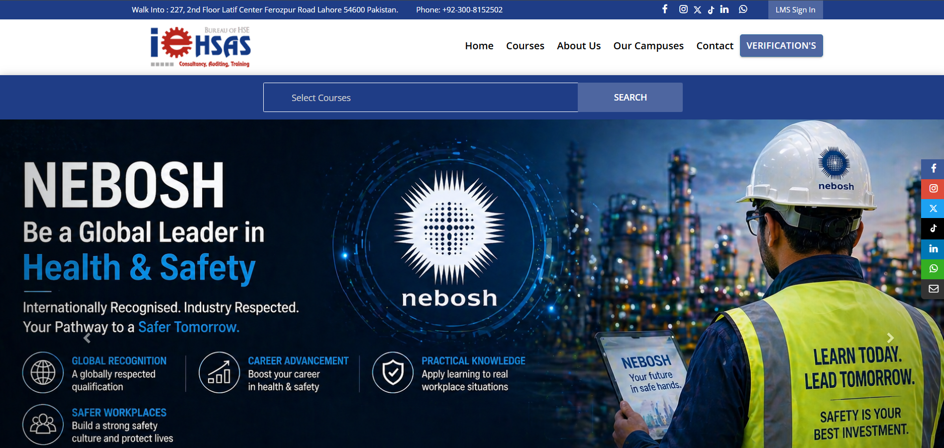 IEHSAS Website